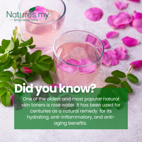 One of the oldest and most popular natural skin toners is rose water. It has been used for centuries as a natural remedy for its hydrating, anti-inflammatory, and anti-aging benefits. (1)